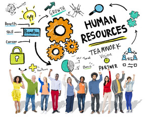 Human Resources Employment Teamwork People Celebration Success C
