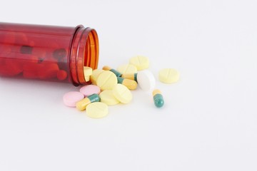 pills and bottle of pills