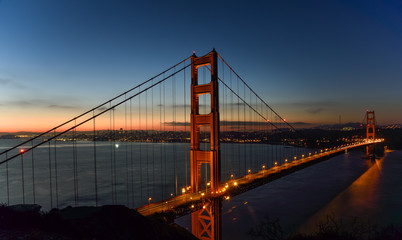 Fototapeta na wymiar Golden Gate Stretch