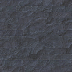 Seamless dark stone brick texture illustration