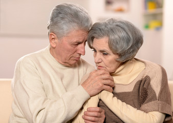 portrait of  senior couple