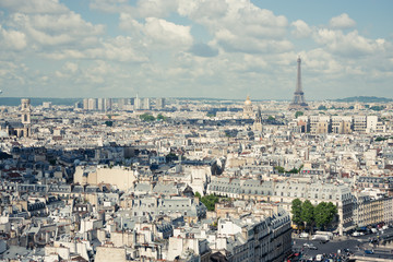View on Paris form Notre Dame cathedral