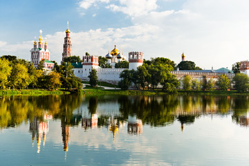 Fototapeta na wymiar Novodevichy convent in Moscow, Russia