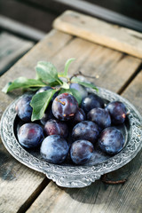 large blue plums