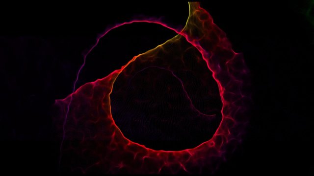 Seamless loop abstract animation hole and echo sound in colorful light background texture pattern used for screen saver decoration or hypnotizing therapy in 4k ultra HD