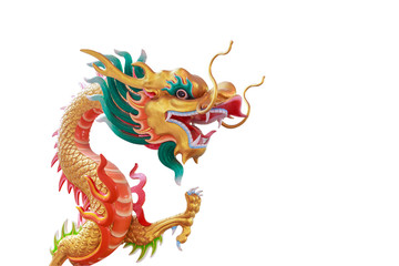 golden Chinese dragon