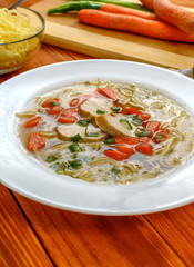 Traditional chicken soup