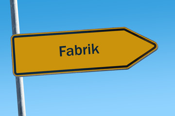 Schild 65 - Fabrik
