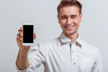 Young successful businessman