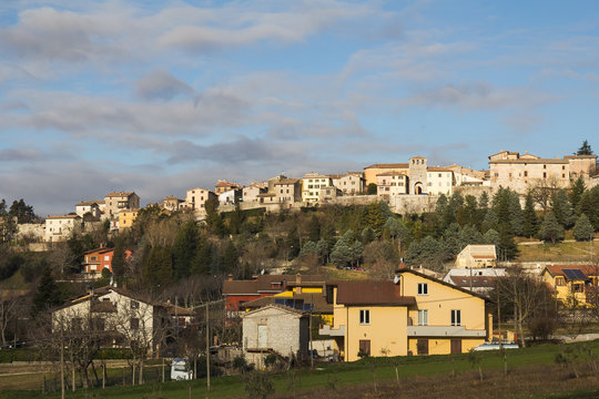 Costacciaro in umbria, Italia.