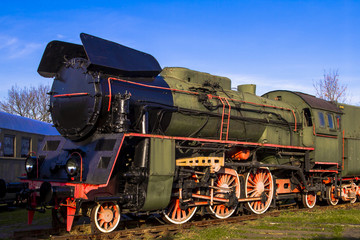 Old steam locomotive