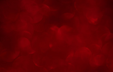 Romantic red bokeh abstract valentine background
