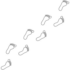 Footprint icon