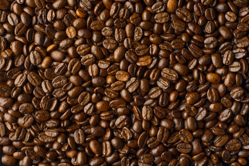 roasted coffee beans, can be used as a background