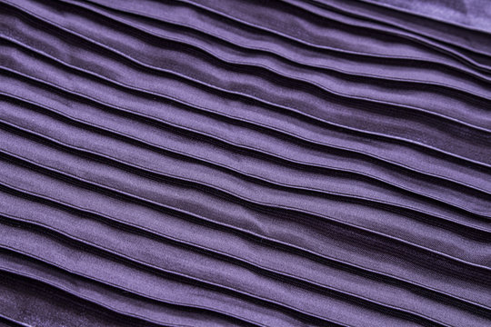 Purple Pleated Fabric Texture