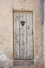 Wooden door. Monopoli. Puglia. Italy. 