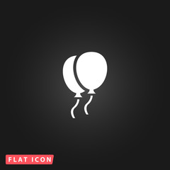 balloons flat icon