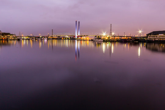 Bolte Bridge, West gate Freeway - Docklands Highway, Melbourne, Australia