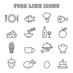 food line icons