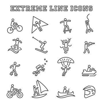 extreme line icons