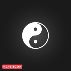 Ying-yang icon of harmony and balance