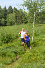 Obraz premium Geländelauf