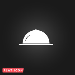 Restaurant cloche icon