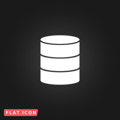 Database flat icon