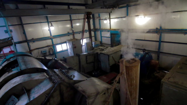 Engine room of Drilling rig