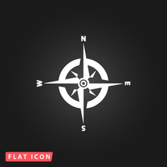 Compass flat icon