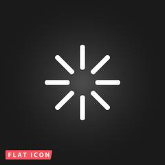 Waiting flat icon