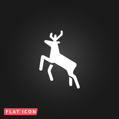 Deer icon vector