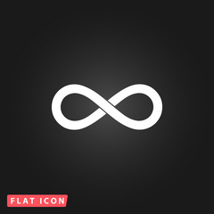 infinity sign vector icon