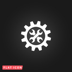Service flat icon