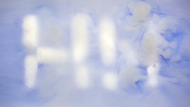 the symbols of elements with a reagent