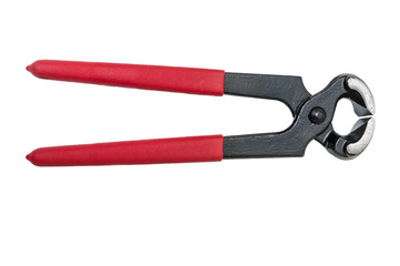 Pincers isolated on white background.