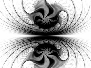 Abstract fractal. Fractal art background for creative design. Decoration for wallpaper desktop, poster, cover booklet. Print for clothes, t-shirt.  Creative illustration for design
