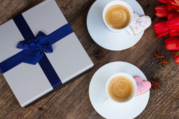 Valentines day coffee