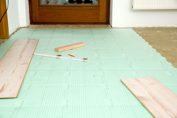 Laminat verlegen