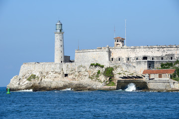 Castle and lighthouse of El Morro at Havana