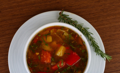 Caucasian soup - chanakhi