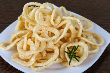 Fried onion rings