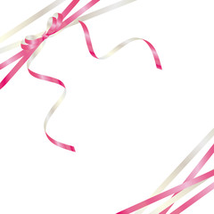 pink and white ribbon background