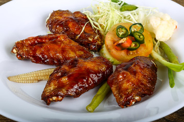Teriyaki chicken wings