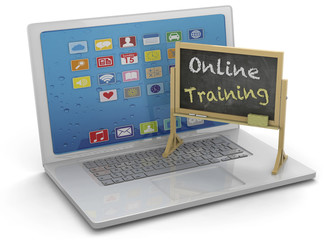 Online Training Concept - 3D