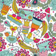 Love seamless pattern.