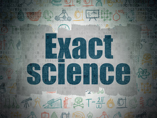 Science concept: Exact Science on Digital Paper background
