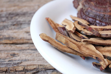 Ganoderma lucidum - Ling zhi mushroom.