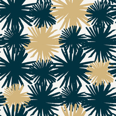 Hand Drawn Floral Seamless Pattern