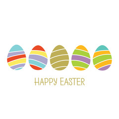 Happy Easter greeting card. Vector illustration. EPS 8.